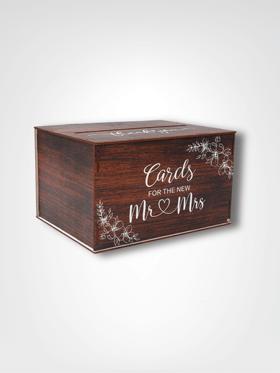 Boite tirelire pour mariage Mr & Mrs